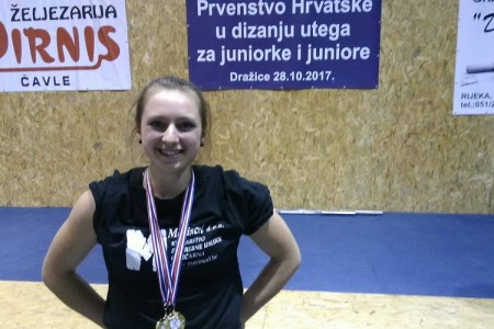 Sara Brodić sa samo 17 godina najbolja Hrvatska juniorka u dizanju utega!!!