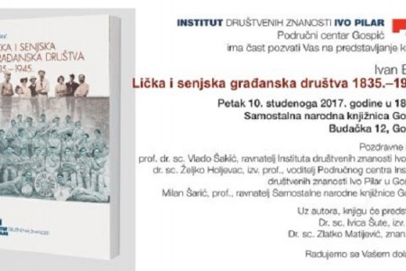 U Gospiću predstavljanje knjige autora Ivana Brlića