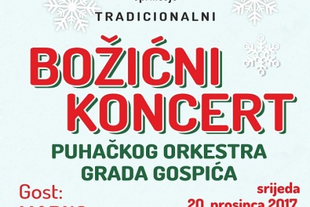 U srijedu tradicionalni Božićni koncert Puhačkog orkestra, gost Marko Škugor