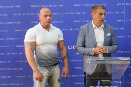 Župan Milinović primio najjačeg Balkanca Ruxa i članove njegovog kluba!!!