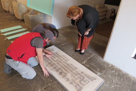 Ribnički rimski mozaik vraćen s restauracije iz Rijeke u Gospić