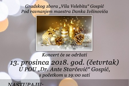 Večeras u Gospiću jubilarni, deseti Božićni koncert Gradskog zbora “Vila Velebita”!