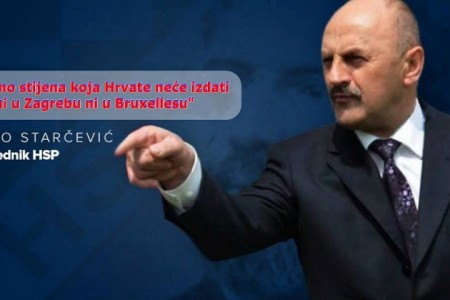 Karlo Starčević na listi za Europski parlament:”stojimo kao stijena i nećemo nigdje pokleknuti, ni u Zagrebu, ni u Bruxellesu ni drugdje”!