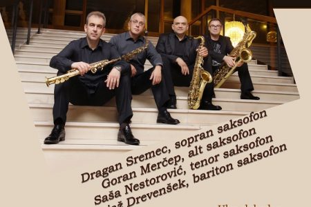 Ne propustite koncert Zagrebačkog kvarteta saksofona u Gospiću