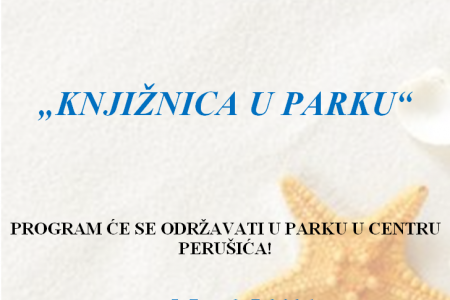Od 5.do 9.srpnja u Perušiću posjetite “Knjižnicu u parku”