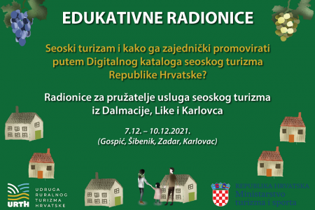 Prijave za radionice “Moj-seoski” u Gospiću, Šibeniku, Zadru i Karlovcu do 6. prosinca