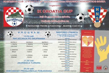 Na stadionu “Marin Ćaćić” 18.lipnja održava se “Croatia cup”
