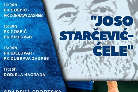 LIJEPO: RK Gospić i ove će se godine prisjetiti legendarnog Jose Starčevića Ćele