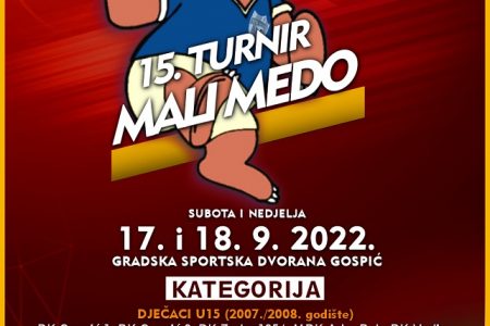 Danas i sutra u sportskoj dvorani u Gospiću gledajte rukometni turnir Mali medo