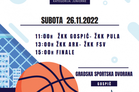 ŽKK Gospić  domaćin je regionalnog turnira za juniorke