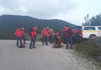 Spašavanje planinara na Sjevernom Velebitu