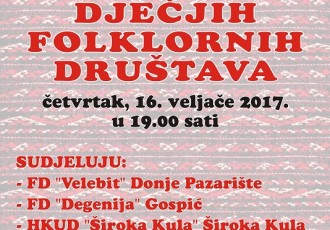 Susret dječjih folklornih društava