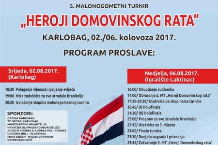 Sve je spremno za malonogometni turnir “Heroji domovinskog rata”!