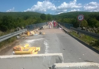 Zatvoren je promet preko Kaluđerovačkog mosta!!!