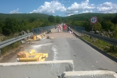 Zatvoren je promet preko Kaluđerovačkog mosta!!!