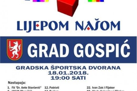 Traži se karta više za Lijepom našom u Gospiću!!!