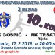 Podržite večeras od 20 sati rukometaše Gospića u utakmici protiv jakog Trsata