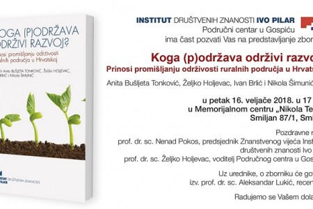 Još jedno vrijedno djelo Područnog centra Gospić Instituta Ivo Pilar