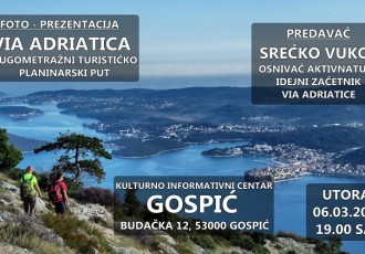 Večeras u Gospiću Via Adriatica