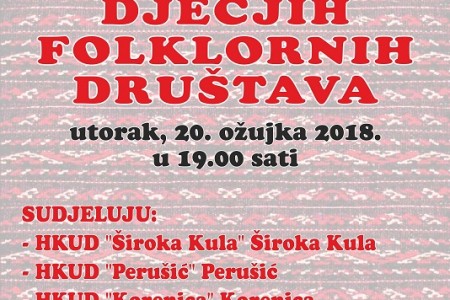 U utorak u Gospiću susret mladih folkloraša