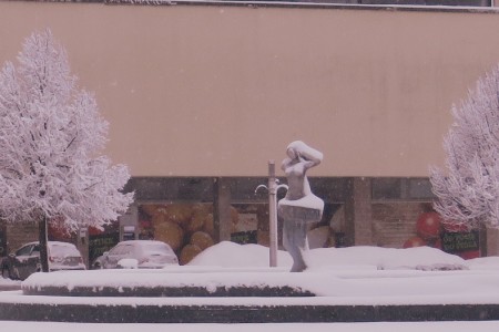 Opet snijeg!!! U Gospiću jutros 17 cm snježnog pokrivača