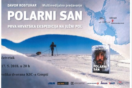 U četvrtak u Gospić dolazi Davor Rostuhar,  prvi Hrvat koji je pješačio do Južnog pola!!!
