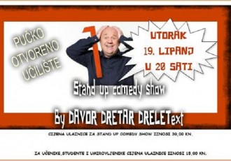 U utorak u Gospić stiže vrhunski komičar Davor Dretar Drele- ne propustite!!!