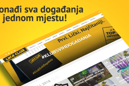 Novo na portalu LIKACLUB: Klub Svih Događanja!