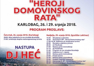 6.Malonogometni turnir Heroji Domovinskog Rata“: Heroji Ulice iz Gospića kreću u obranu naslova!