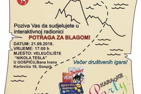 Sudjelujte u interaktivnoj radionici “Potraga za blagom”!