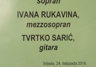 Ne propustite: večeras u Gospiću koncert naših Ivane Rukavina i Tvrtka Sarića pojačanih sopranisticom Darijom Hreljanović