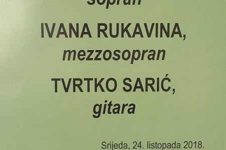 Ne propustite: večeras u Gospiću koncert naših Ivane Rukavina i Tvrtka Sarića pojačanih sopranisticom Darijom Hreljanović