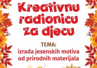 U gospićkoj knjižnici večeras radionica za djecu o izradi jesenskih motiva