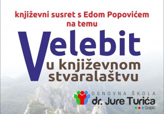 U srijedu u Gospiću književni susret s Edom Popovićem