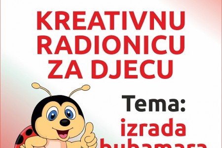 Danas u gospićkoj knjižnici kreativna radionica za djecu na temu izrada bubamara