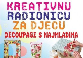 Kreativna radionica o decoupageu u gospićkoj knjižnici