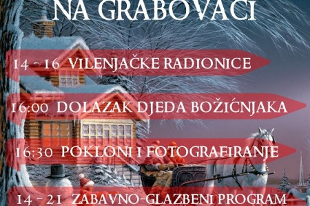 Dođite i uživajte u subotu u božićnoj čaroliji na Grabovači!!!