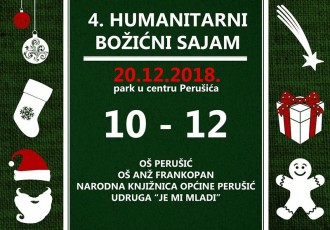 U četvrtak dođite na humanitarni Božićni sajam u Perušiću!!!