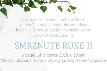 Večeras u Otočcu otvaranje izložbe radova korisnika Doma za starije i nemoćne osobe