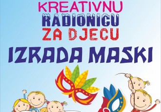 Večeras u gospićkoj knjižnici kreativna radionica o izradi maski