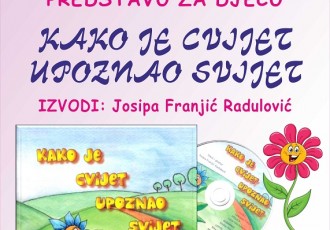 Klinci, dođite u gospićku knjižnicu na predstavu “Kako je cvijet upoznao svijet”