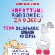 Danas u gospićkoj knjižnici radionica za djecu oslikavanje ukrasa od gipsa