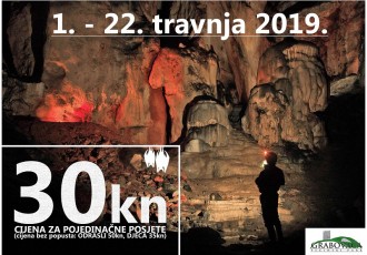U ponedjeljak 1.travnja Pećinski park Grabovača otvara svoja vrata za posjetitelje