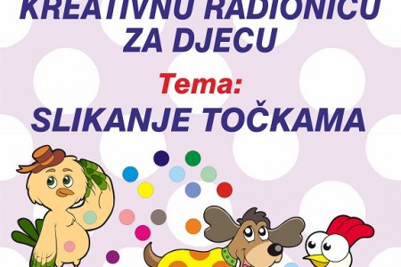 U gospićkoj knjižnici radionica “slikanje točkama”