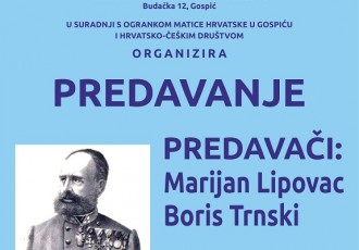 Večeras tribina o gospićkom generalu koji je osvojio BiH-a