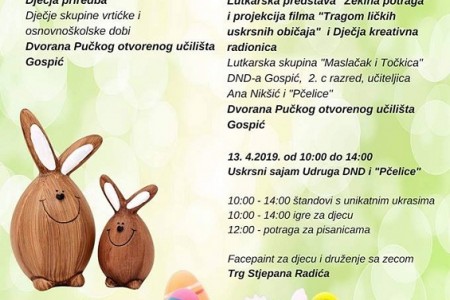 Uskrsni sajam DND-a i Pčelica odgođen za ponedjeljak