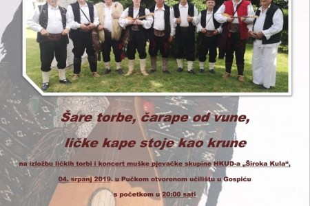 Izložba i koncert HKUD-a Široka Kula u Gospiću