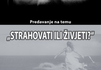 Večeras u KIC-u predavanje o strahu