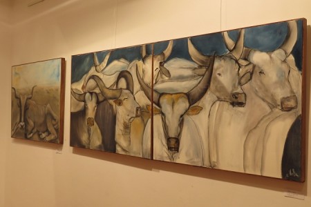 Šišmiši, boškarini, bizoni i pejzaži Marice Vrkljan Bazjak krase galeriju Muzeja Like Gospić