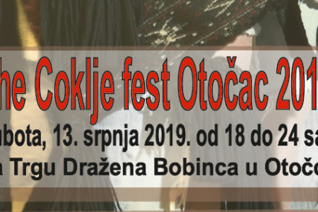 “The coklje fest” u subotu 13.srpnja u Otočcu